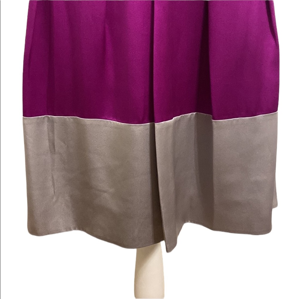 GIANNI BINI silk corset color block mini dress - Picture 6 of 13